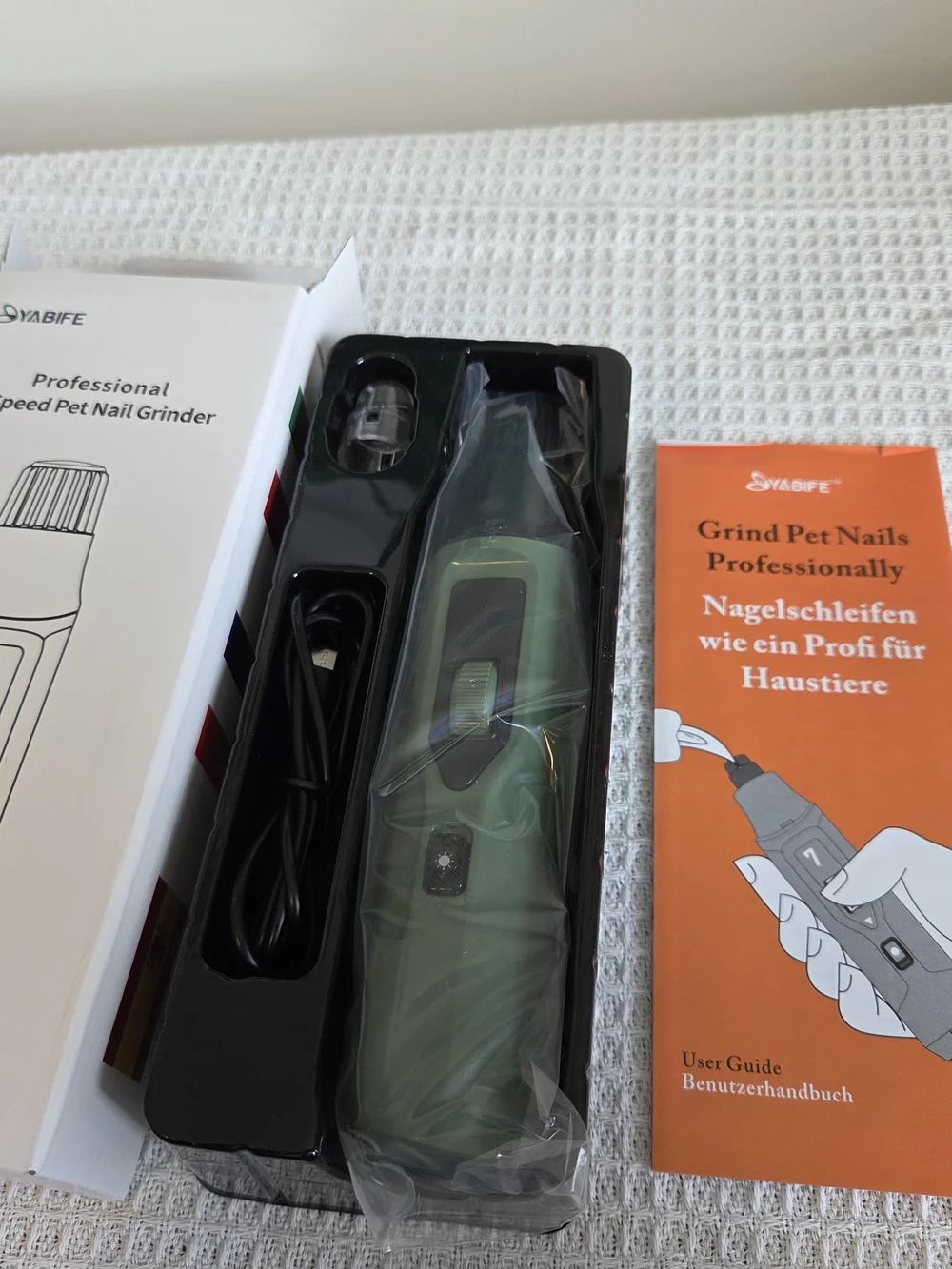 Pet Nail Grinder - Green
